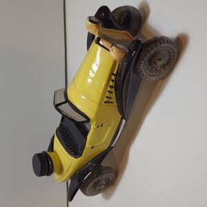 1969 Garnier ceramic liqueur decanter 1925 Fiat Bateau Empty made in Italy